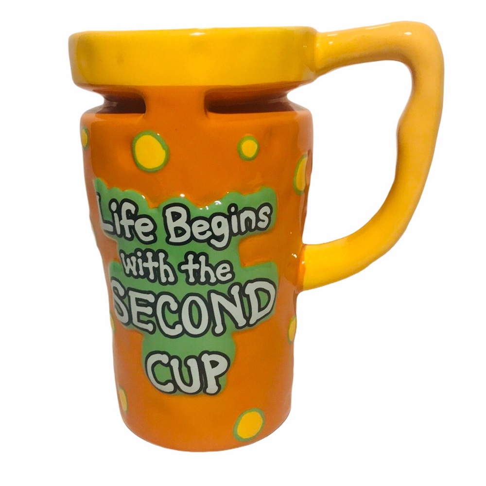 Burton Coffee Mug "Life Begins with the Second Cup